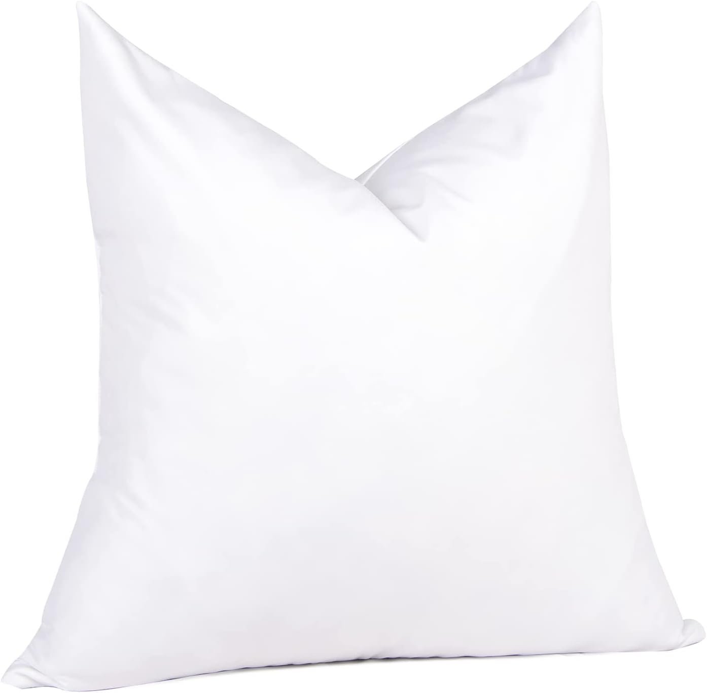 puredown® 28 x 28 Feather Down Throw Pillow Insert, 1 Pack Euro Pillow for Decorative Bed Cushion Couch Sofa