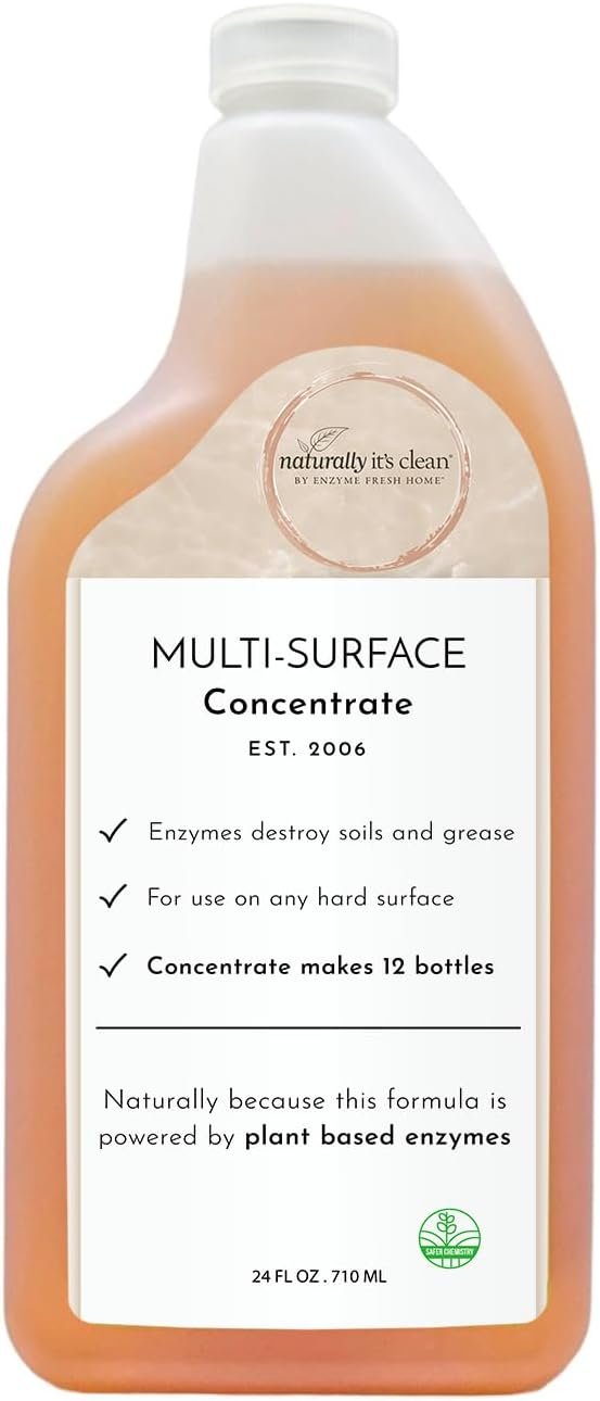naturally it’s clean Enzymatic Multi-Surface Cleaner 24 oz Concentrate