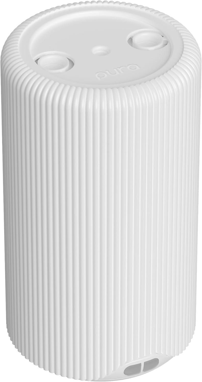 Pura Plus Smart Home Fragrance Diffuser for Large Spaces – Adjust Scent Intensity, Set Schedules & Timers, and More in Pura App – Fragrances Sold Separately – White