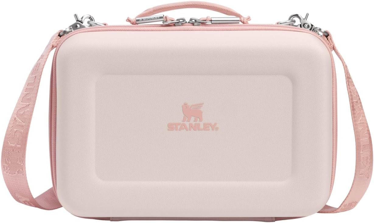 STANLEY All Day Midi Lunch Box | 6.3-quart | EVA Insulated Lunch Bag | Crush Resistant | Adjustable Strap | BPA-Free | Rose Quartz