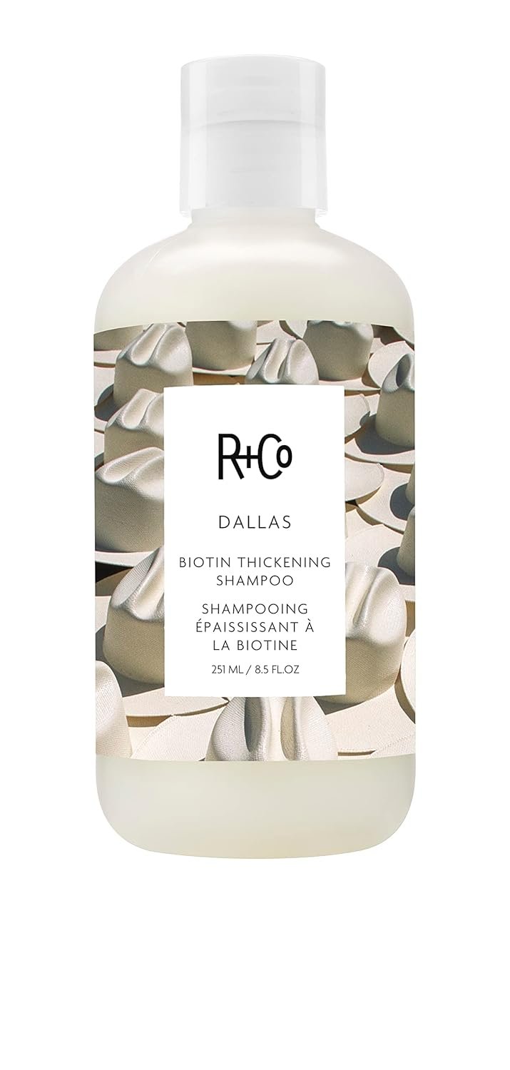 R+Co Dallas Thickening Shampoo | Biotin for Hair Growth, Thickening, + Strengthening | Vegan + Cruelty-Free |