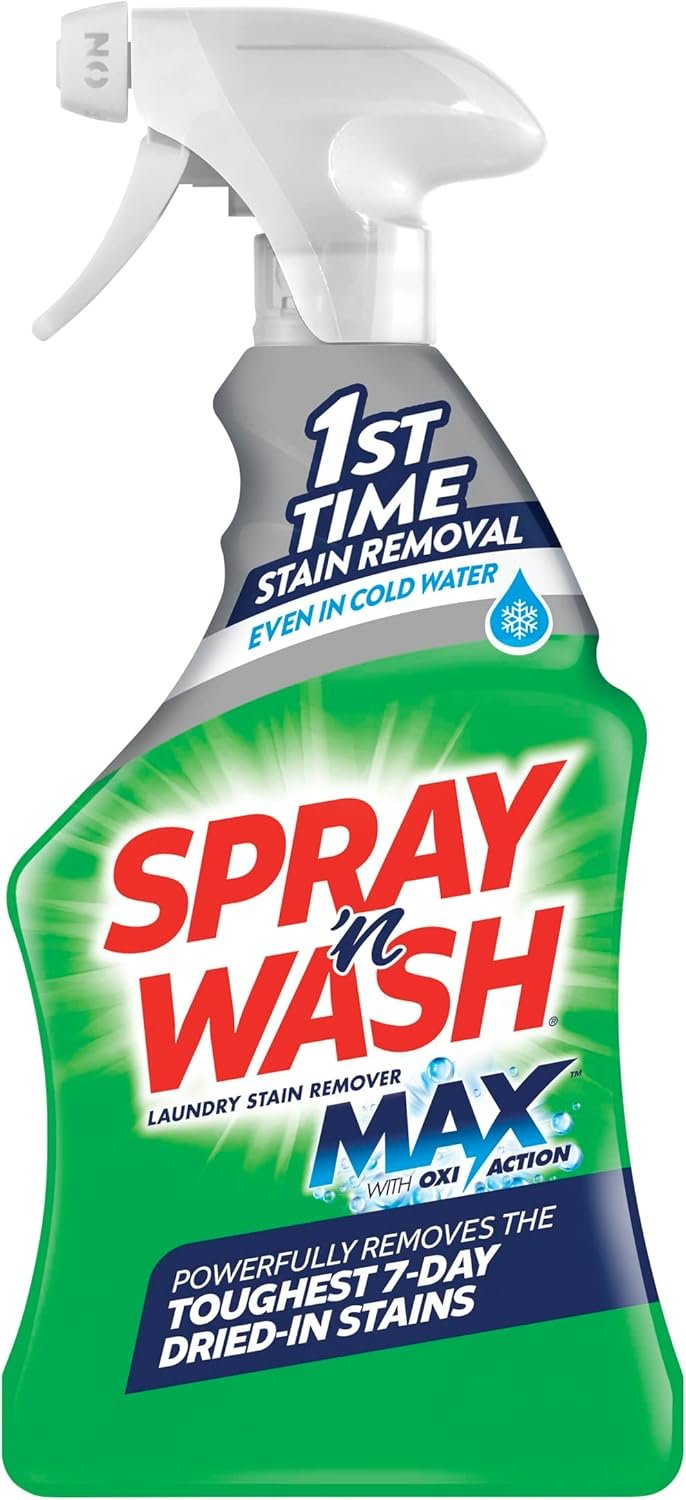 Spray ‘N Wash Max Laundry Strain Remover 16 oz, Packaging may vary