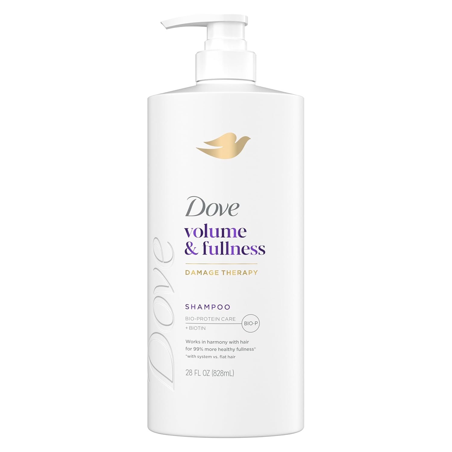 Dove Shampoo Volume & Fullness for Fine, Thin Hair with Bio-Protein Care Technology and Biotin 28 Fl Oz