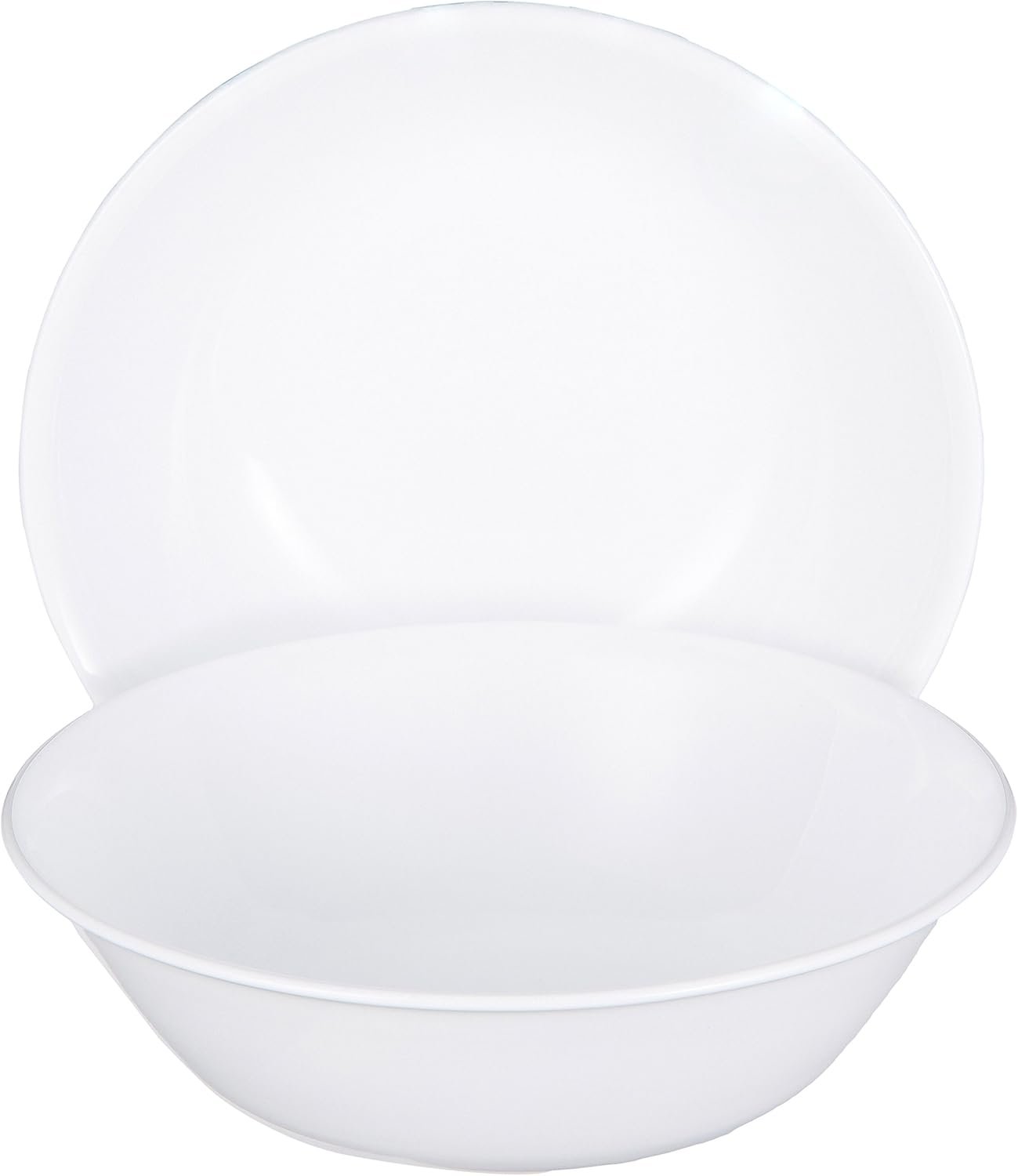 Corelle Livingware Winter Frost White 2qt Serving Bowl – 1 Bowl – 2 Quart – Chip Rsistant Glass
