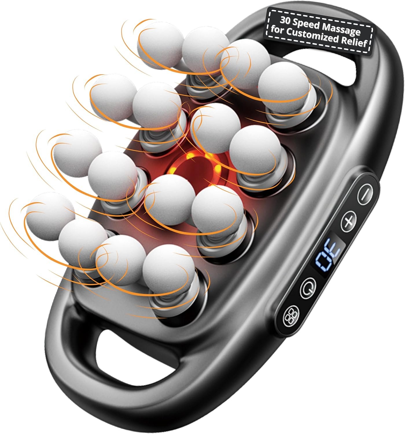 LEVILO 16 Head Massage Gun Deep Tissue for Neck, Shoulder, Back Massager – Electric Neck Massager for Muscle Recovery – Quiet, Portable & Powerful Full Body Tool – Ideal Gift for Men & Women