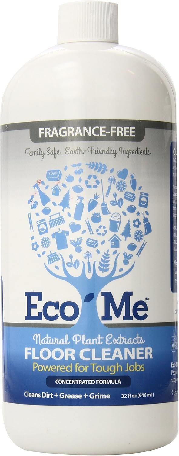Eco-me Concentrated Muli-Surface and Floor Cleaner, 32 Fl Oz, Fragrance-Free