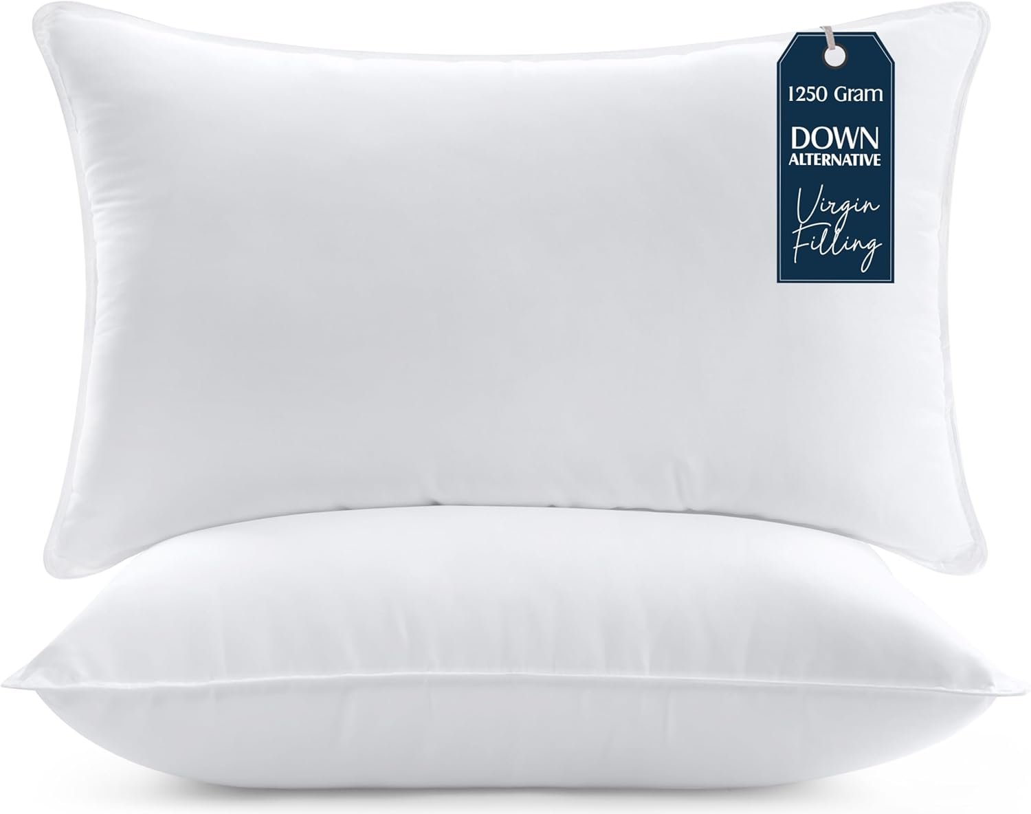Utopia Bedding Bed Pillows for Sleeping (White), King Size, Set of 2, Hotel Pillow, Cooling Pillows for Side, Back or Stomach Sleepers