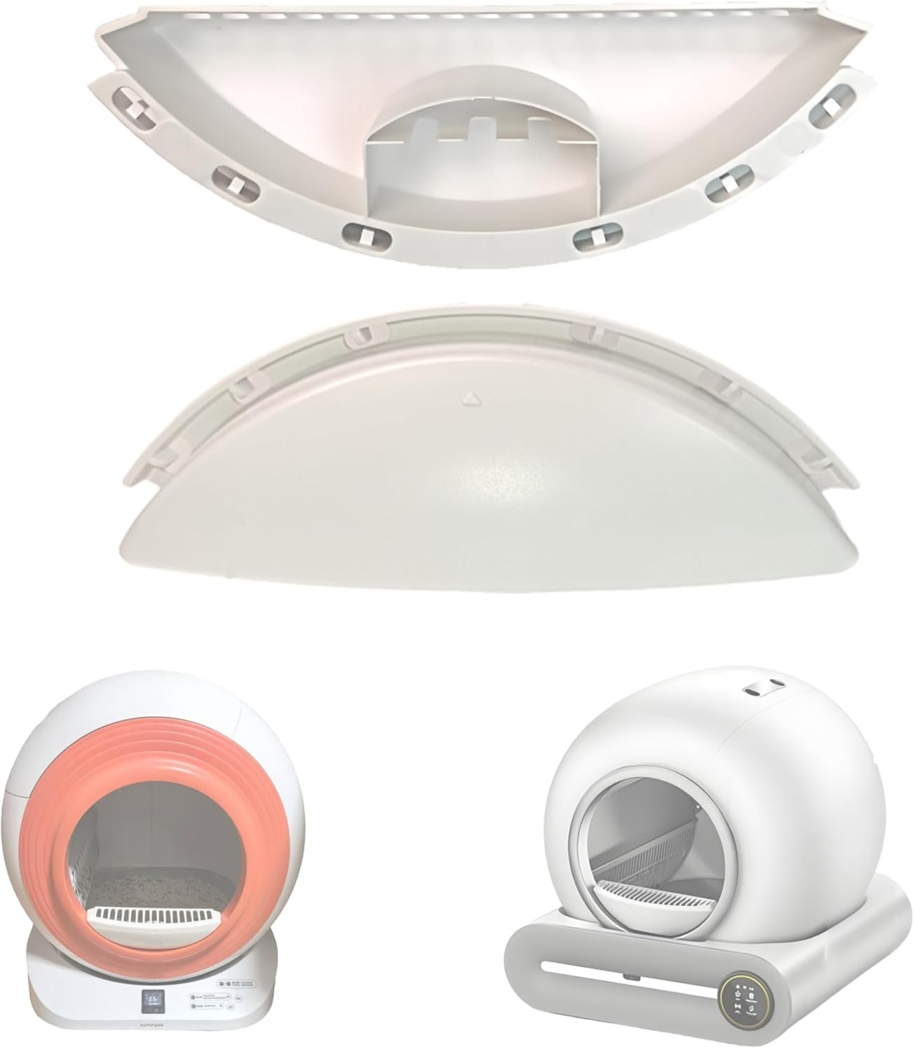 Automatic Cat Litter Box Accessories That Rasied Entrance Threshold for Tonepie Self-Cleaning Cat Litter Box Increased Threshold, Mitigates Litter Spread (for Model: TI pro, Q-Clean)