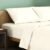 TEXAS LINEN CO. 100% Organic Cotton Percale Sheets King Size – Cotton Percale Sheets King, 4 Piece King Percale Sheet Set, Crisp, Cooling Bed Sheets, 16″ Deep Pocket Hotel Sheet King Size – Ivory