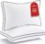Premium Pillows Standard Size Set of 2, Fluffy and Supportive 7D Down Alternative Bed Pillow, Luxury Soft Hotel Quality Gusseted Pillow for Side Back Stomach Sleeper,Relief Neck Head and Shoulder Pain