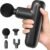 Mini Massage Gun, Powerful Handheld Muscle Massager for Muscle Relaxation, Deep Tissue Percussion Small Massage Gun Travel Massager with 4 Massage Heads Silent Brushless Motor, Black