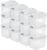 Sterilite 12-Pack Latching Box, Under Bed Storage Bins with Lids, Clear Plastic, 25 Quart – Heavy-Duty Organizing Containers for Closet, Bathroom, and Office