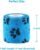 WePet Pet Wrap, Self-Adhesive, Only Sticks to Itself, Non-Woven Tape for Dog Legs, Paws, Wounds, First Aid Cohesive Gauze for Horse, Cat, Bird, Animal, 6 Rolls, 2 Inch, Pawprints A
