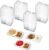 20 PCS Snack Containers with Lid, Leakproof Dipping Containers with 2 Compartments,Reusable Snack Pack Containers, Portion Control Condiment Container