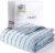 YnM Cooling Weighted Blanket for Adults, 20lbs Heavy Bed Throw Comforter with 100% PE Fabric, Ideal for Hot Sleepers or Summer Days(60×80 Inches for Queen/King Bed, 20 Pounds, Blue)