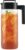 Takeya Patented and Airtight Pitcher Made in the USA, BPA Free, 2 qt, Black