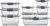 Rubbermaid Brilliance Glass Food Storage Containers, Assorted Sizes, Set of 9, BPA-Free, Leak-Proof, Clear