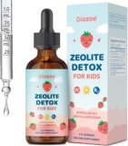 Zeolite Detox for Kids, Gentle Wellness Support, Zeolite with Methyl B12, Vitamin D3 and C, Natural Zeolite Drops for Gut and Focus Support, Natural Flavor, 2oz