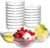 Etolies 18 pack 4 Inch(7oz) Glass Prep Pinch Bowls,Mini Clear Small Glass Bowls Set of 18,Serving Bowls Stackable for Kitchen Prep, Dips,Cooking Toppings,Condiments