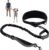 Tuff Pupper Heavy Duty Hands Free Dog Leash | One Large Dog Up to 125 lbs | Comfortable Shock Absorbing Bungee | Reflective Padded Handles | Lumbar Waist Belt 26-38″ | Walking Jogging Running Leash
