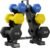 Fitvids Neoprene Coated Dumbbell Set with Rack, Free Hand Weight Set For Home Gym Workout, Anti-Slip, Anti-roll, 20LBS, 32LBS, 50LBS and 56LBS Sets, Multiple Weight Options