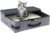 Travel Cat Litter Box with Lid and Handle Portable – Foldable Waterproof Travel Litter Box for Cats, Soft Standard Portable Collapsible Litter Carrier (with Lid, Grey)