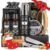 Isner Mile Beard Grooming Kit for Men Care: Trimming Sets with Beard Wash – Oil – Balm – Brush – Comb & Straight Razor, Birthday Christmas Gifts Mens Stocking Stuffers for Him Boyfriend Dad Husband