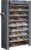 SONGMICS 10-Tier Shoe Rack, Shoe Storage Cabinet with Dustproof Cover, Free-Standing Shoe Storage Organizer for Closet, Entryway, Hold 40-50 Pairs of Shoes, for Sneakers, High Heels, Gray URXJ36G