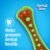 Hartz Chew ‘n Clean Dental Duo Dog Treat & Chew Toy, Color Varies, Large, 3 Pack