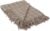 DII Transitional Checked Plaid Woven Throw, 50×60, Stone