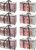 BALEINE 8-Pack Oversized Moving Bags with Reinforced Handles, Heavy-Duty Storage Tote for Clothes, Moving Supplies (Clear, 8-Pack)