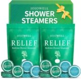 Shower Steamers Aromatherapy – 12 Pack Gifts for Women Men, Shower Bombs with Essential Oils, Eucalyptus for Shower, Relief Nasal Congestion, Birthday, Easter Basket Essentials