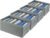 Extra Large Clothes Closet Organizer 6 Compartments for Jean Sweater Sheets to Shirt – Divided Clothing Storage Boxes for Closet, Wordrobe, Bedroom, Shelf (4pc Gray)