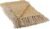 DII Diamond Throw Collection Cotton Woven, 50×60, Honey Gold