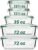 Fusion Gourmet Large Glass Food Storage Containers with Lids [5 Pack, 72 oz, 9 Cup], Airtight, Leakproof, Microwave and Oven Safe Borosilicate Glass