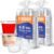 (200 Sets – 5.5 oz.) Plastic Cups, Clear Portion Snack, Yogurt, Parfait Cups, Pudding Cups, Souffle Cups, Dessert Cups, Disposable Containers with Lids 5.5oz.