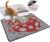 Bienbee Cat Litter Mat, 30″x24″ Cat Litter Trapping Mat, Double Layer Litter Mat with Non-Slip Rubber Bottom, Urine and Water Proof, Keeps Floors Clean Mushroom L