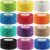 12Pack 1” x 5 Yards Self Adhesive Bandage Wrap, Elastic Self Breathable Self Adherent Wrap for Pets, Athletic Cohesive Bandage for First Aid, Sports Injury & Protection, 12Color