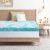 EGO Topper 4 Inch Twin Memory Foam Mattress Topper, Gel Foam Mattress Topper for Pressure Relief, Ventilated Design Bed Topper in a Box, CertiPUR-US Certified, 38″×75″, Medium