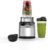 Ninja | Blender | Nutri Pro | Single Serve | For Smoothies, Salsa, Shakes and Frozen Drinks | Includes 2 Smoothie Cups & Lids | Crushes Ice, Fruit & Veggies |Silver | BN401