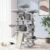 Allewie 68 Inches Cat Tree/House and Towers for Big Feline/Scratching Post/Multi-Level Large Kitty Climbing Tree with Condo/Light Grey